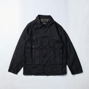 Naval Utility Jacket -INDIGO & BLACK Denim-