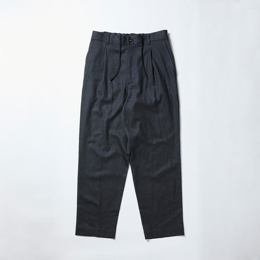 1 Tuck Easy Trousers -Wool Flannel- - Bricklayer *A vontade