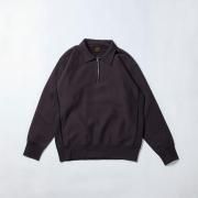 Half Zip Reverse Sweat Shirts