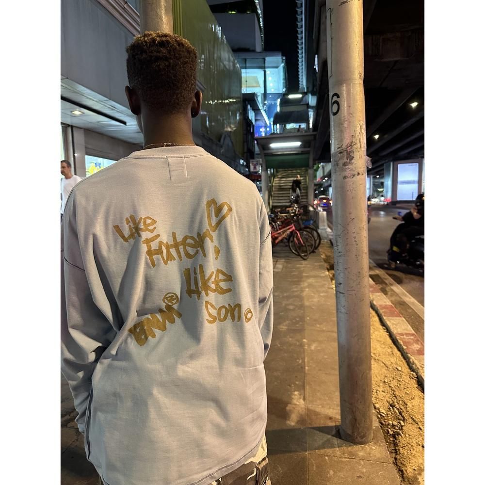 L.F.L.S Long Tee WBLU - BIONICMAN