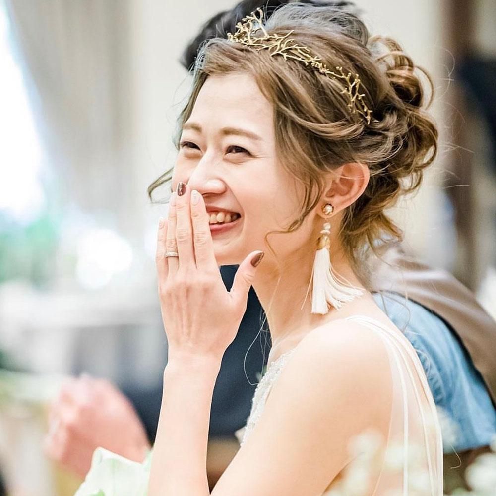 u.couture 水晶クラウン ヘアアクセサリー カチューシャ結婚式