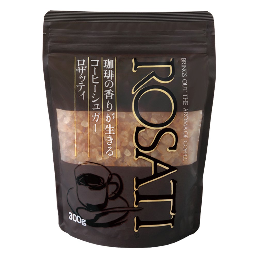 三井製糖 ロザッティ ROSATI® コーヒーシュガー コーヒー専用砂糖 300g 袋｜キャピタルコーヒー公式ネットショップ