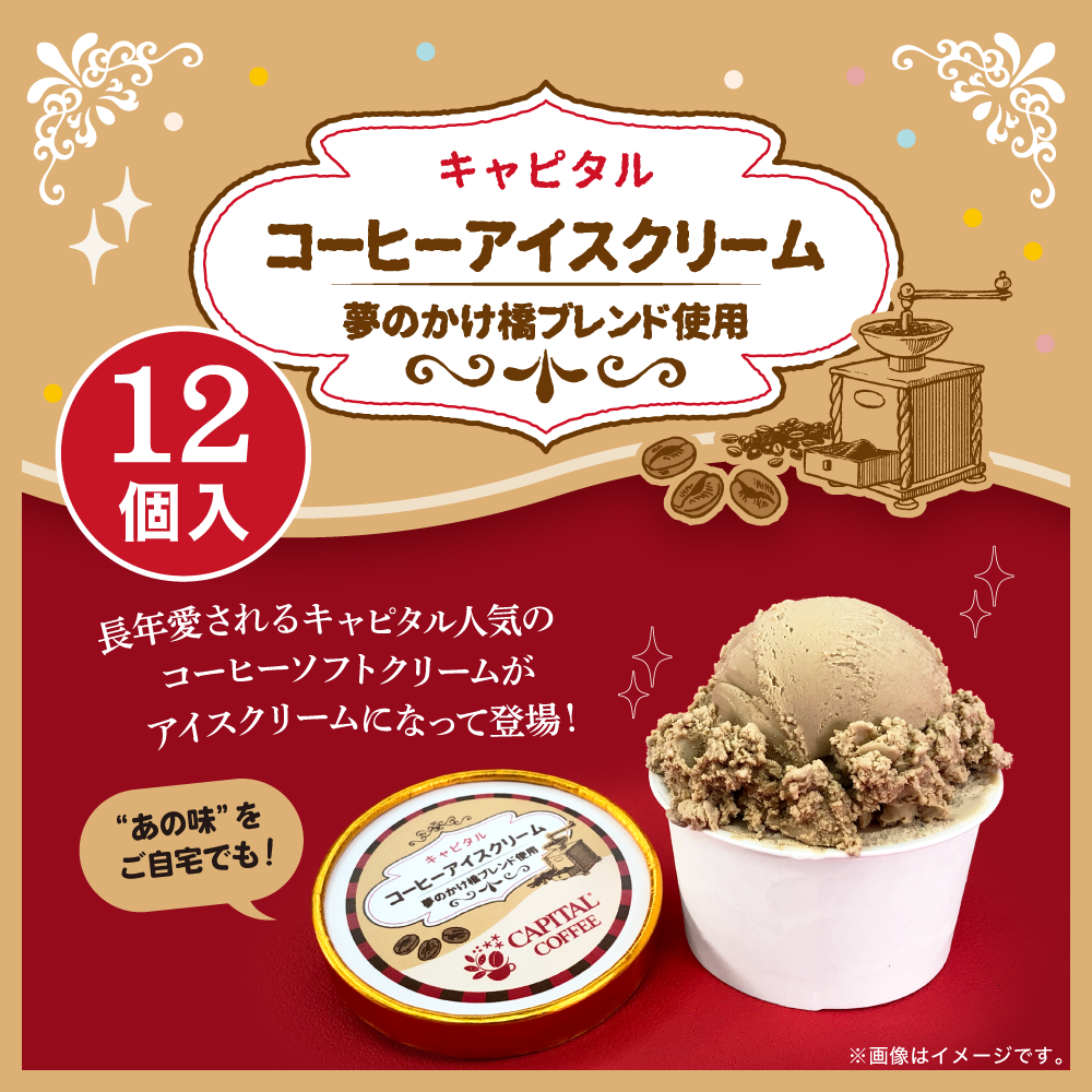 キャピタル コーヒーアイスクリーム12個セット