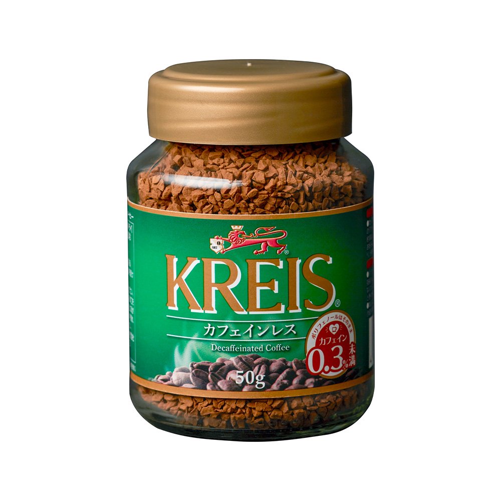 KREIS クライス インスタントコーヒー カフェインレスコーヒー 50g 瓶