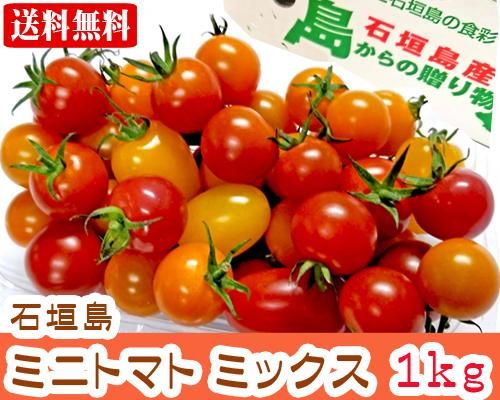 石垣島ミニトマトミックス 4 7種類 １ｋｇ 送料無料 販売 サン石垣通販