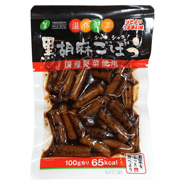 山吉青果食品 黒胡麻ごぼう 道の駅セレクトショップ みちのたより 山吉青果食品 黒胡麻ごぼう 道の駅セレクトショップ みちのたより