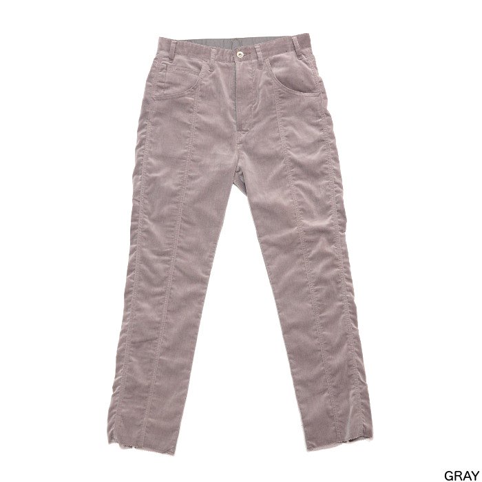 SALE bukht ブフト BACK SLIT BELOUR PANTS -WASHED BELOUR FAB