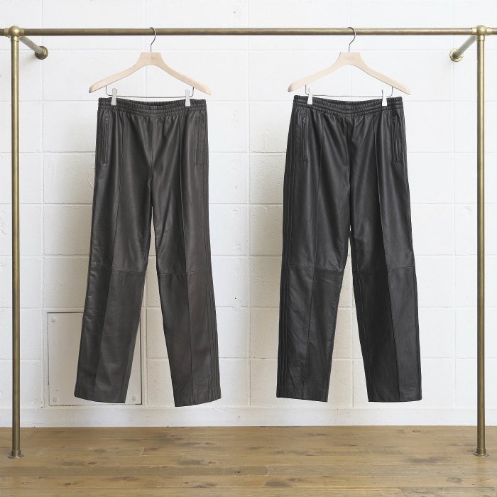 UNUSED アンユーズド Leather Pants. レザーラインパンツ UW0647 