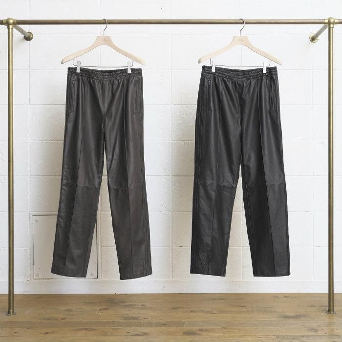 UNUSED アンユーズド Leather Pants. レザーラインパンツ UW0647