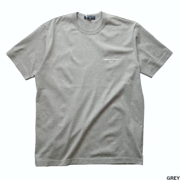 COMME des GARCONS HOMME コムデギャルソン オム 綿天竺 ロゴTシャツ