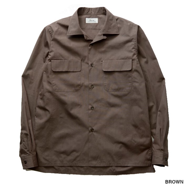 Riprap リップラップ SEMI OPEN COLLAR SHIRTS L/S RRS0902 - Hender