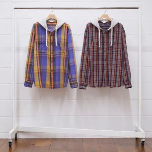 <img class='new_mark_img1' src='https://img.shop-pro.jp/img/new/icons50.gif' style='border:none;display:inline;margin:0px;padding:0px;width:auto;' />UNUSED アンユーズド flannel shirts. US1855