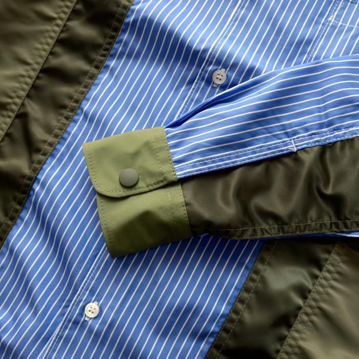 COMME des GARCONS HOMME コムデギャルソン オム 綿ストライプ × 多素材MIX シャツ HF-B005-051 - Hender Scheme,MOUNTAIN RESEARCH,N.HOOLYWOOD,TEATORA,UNUSEDなど正規取扱店舗通販サイト | Auggie COMME des GARCONS HOMME コムデギャルソン オム 綿ストライプ × 多素材MIX シャツ HF-B005-051 - Hender Scheme,MOUNTAIN RESEARCH,N.HOOLYWOOD,TEATORA,UNUSEDなど正規取扱店舗通販サイト | Auggie