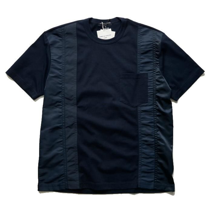 COMME des GARCONS HOMME コムデギャルソン オム 綿天竺 × 多素材MIX T