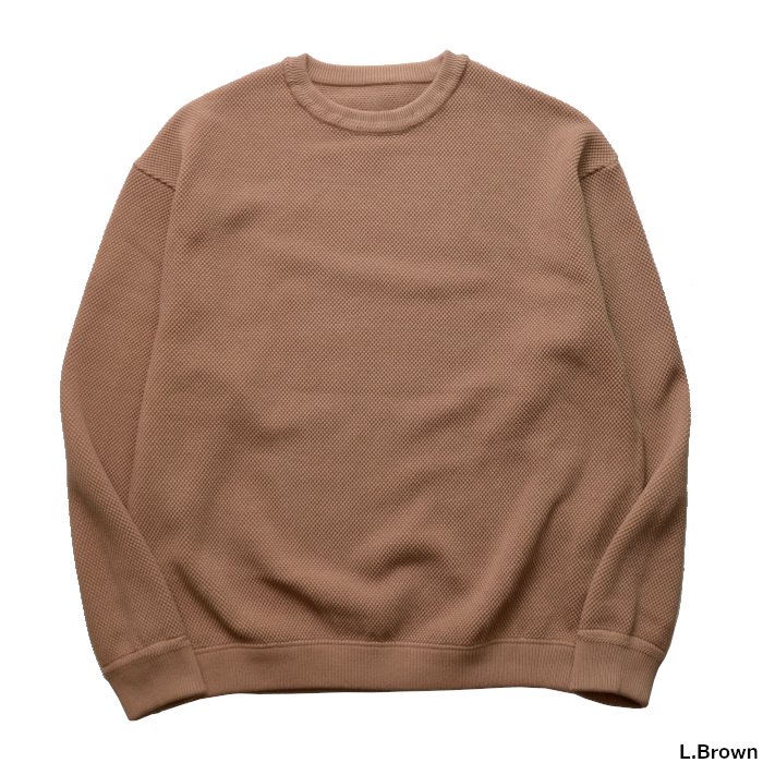 Crepuscule クレプスキュール Moss Stitch L S Sweat 鹿の子スウェット 03 001 Hender Scheme Mountain Research N Hoolywood Teatora Unusedなど正規取扱店舗通販サイト Auggie