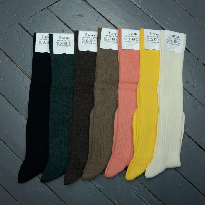 リリノア Riprap リップラップ NZ MERINO LONG HOSE SOCKS メリノ