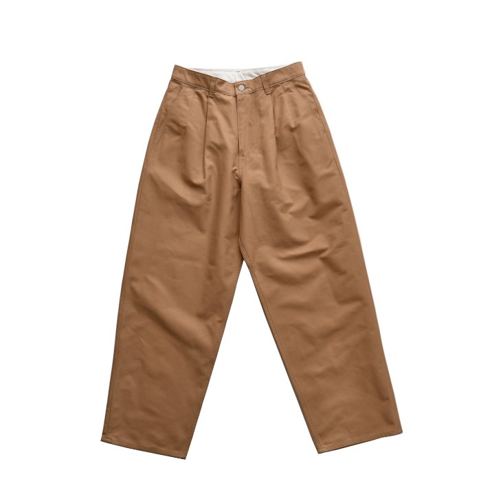 Graphpaper グラフペーパー Double Cloth Peach Two Tuck Pants GM204 ...