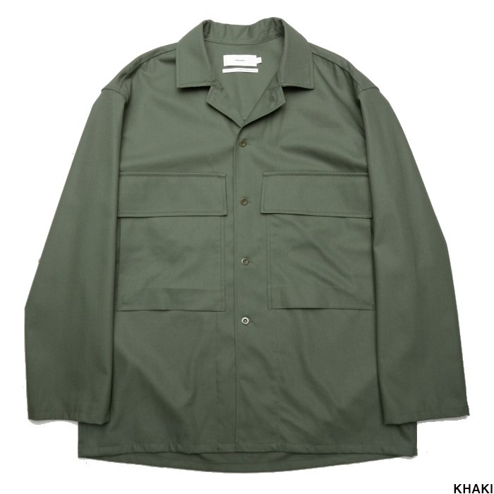 Graphpaper グラフペーパー Wooly Cotton Military Jacket GM211-30051 ...