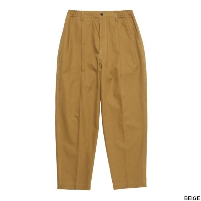 Nハリウッド9211-PT03-014 2TUCK SLACK 40 カーキ