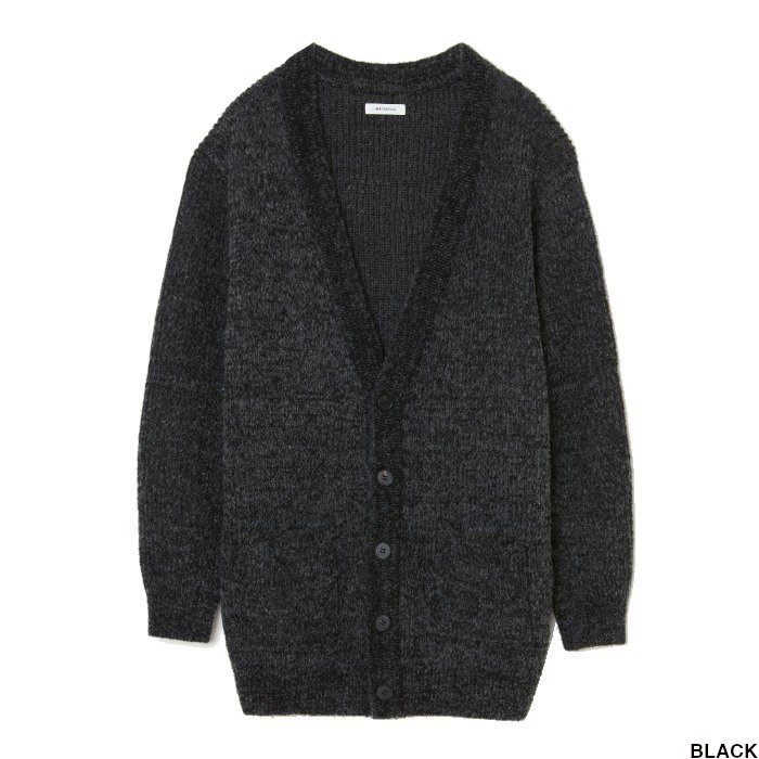 MATSUFUJI マツフジ Melange Jacquard Long Cardigan M213-0501