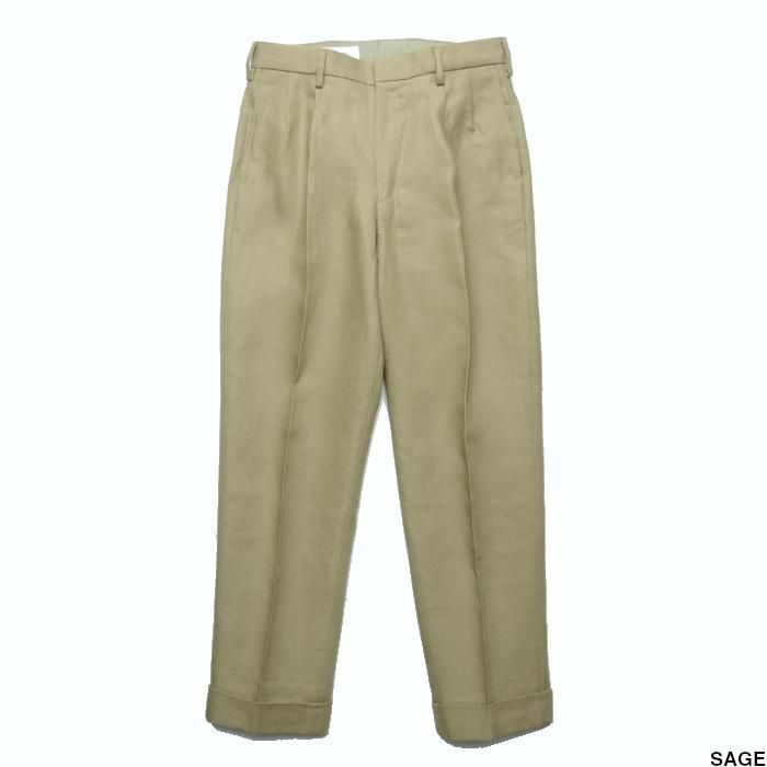 Riprap リップラップ TWO TUCK SLACKS RRP1102 - Hender Scheme