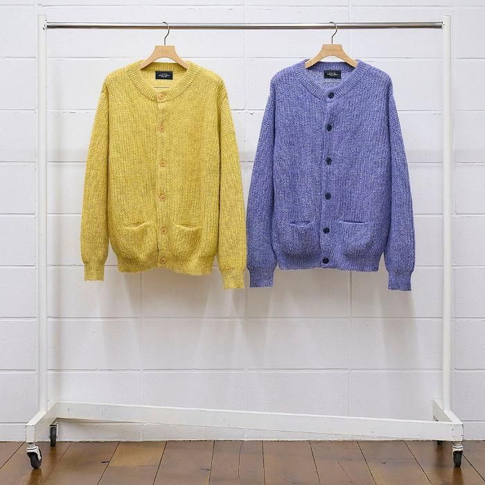 UNUSED アンユーズド mohair crew neck cardigan. US2077 - Hender 