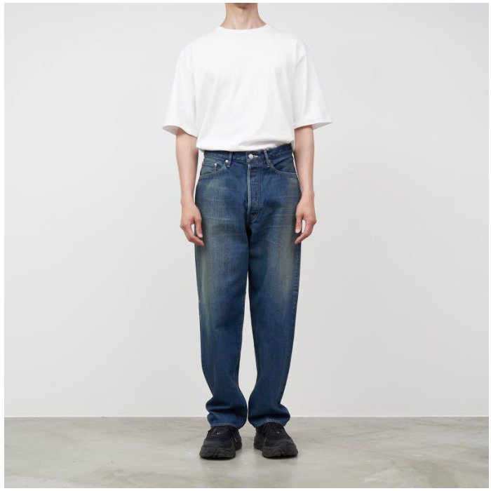 Graphpaper グラフペーパー Selvage Denim Five Pocket Tapered Pants GM221-40033B