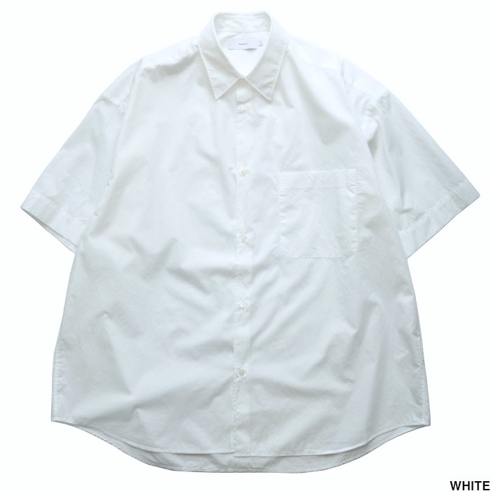 Graphpaper グラフペーパー Broad S/S Oversized Regular Collar Shirt