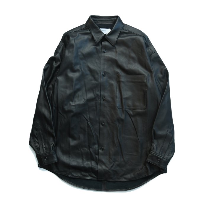 正規 Graphpaper【Leather Oversized Shirt】 | southbayplanning.com