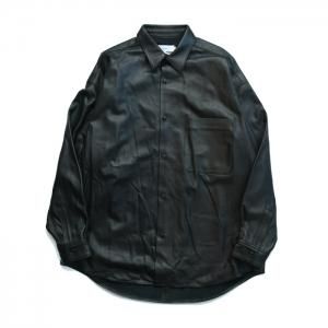 Graphpaper グラフペーパー Sheep Leather Oversized Shirt