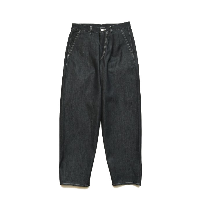 Graphpaper グラフペーパー Selvage Denim Two Tuck Tapered Pants 