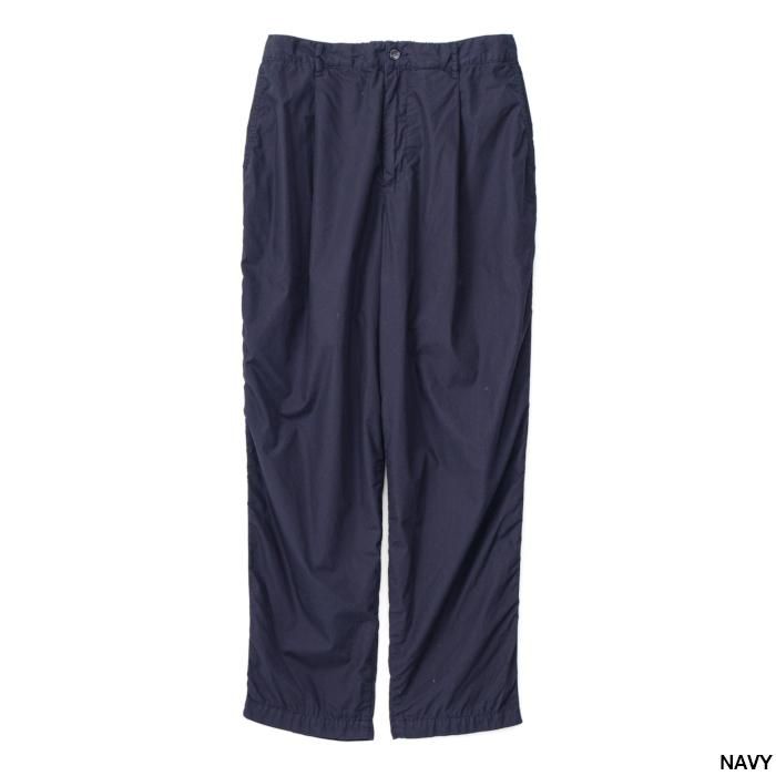 Graphpaper グラフペーパー Garment Dyed Poplin Tapered Slacks GM221