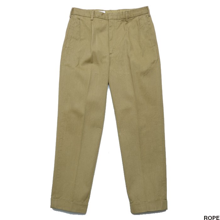 RIPRAP TWO TUCK SLACKS - スラックス