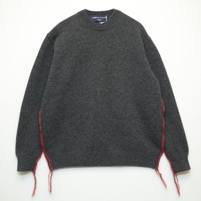 COMME des GARCONS HOMME 22aw ラムウール天竺ニット