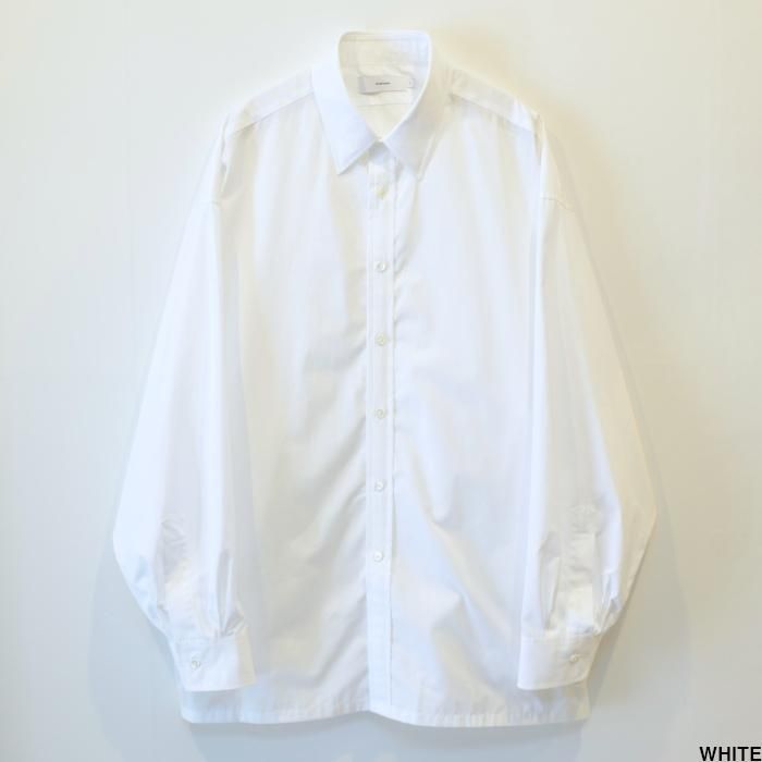 Broad Regular Collar Shirt  WHITE