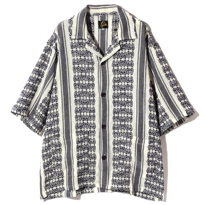 NEEDLES ニードルズ Cabana Shirt - Papillon Stripe Dobby Jq. MR242