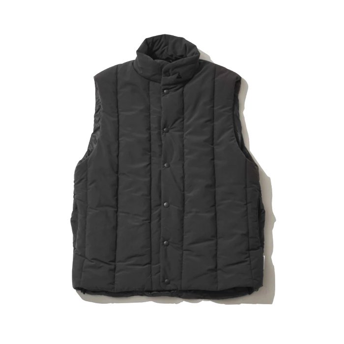BAMBOO SHOOTS(バンブーシュート) STRIPE QUILTED PUFFER VEST
