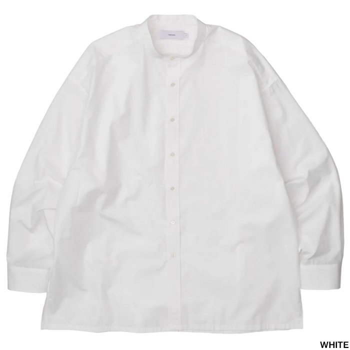 Graphpaper グラフペーパー High Count Broad Band Collar Shirt GM231 