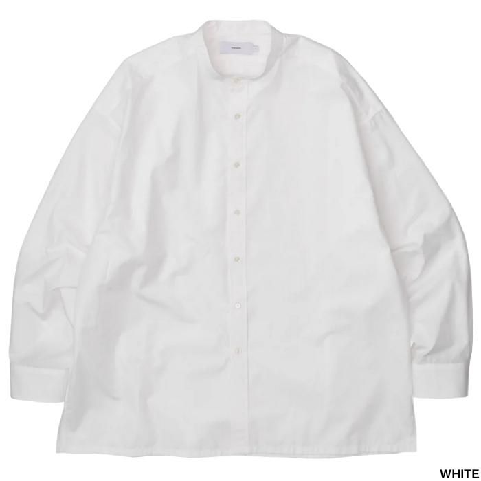 Graphpaper グラフペーパー High Count Broad Band Collar Shirt GM231