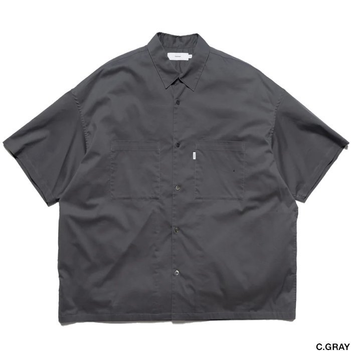 Graphpaper グラフペーパー Solotex Twill S/S Oversized Box Shirt