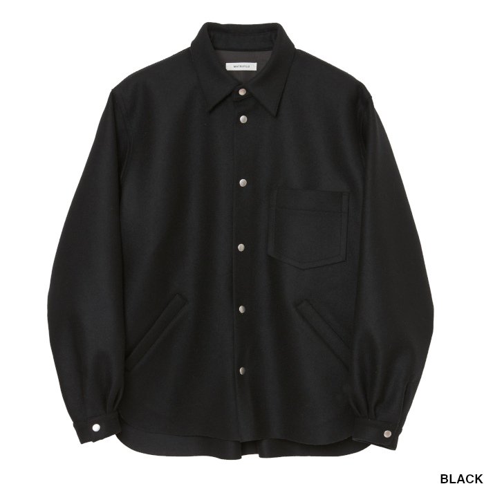 MATSUFUJI マツフジ Melton Utility Shirt Jacket M233-0103