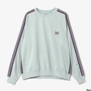 <img class='new_mark_img1' src='https://img.shop-pro.jp/img/new/icons1.gif' style='border:none;display:inline;margin:0px;padding:0px;width:auto;' />NEEDLES ˡɥ륺 Track Crew Neck Shirt - Poly Smooth QV306