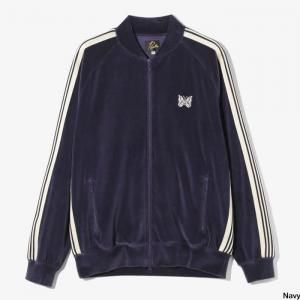 <img class='new_mark_img1' src='https://img.shop-pro.jp/img/new/icons1.gif' style='border:none;display:inline;margin:0px;padding:0px;width:auto;' />Needles ˡɥ륺 Rib Collar Track Jacket - C/PE Velour RW323