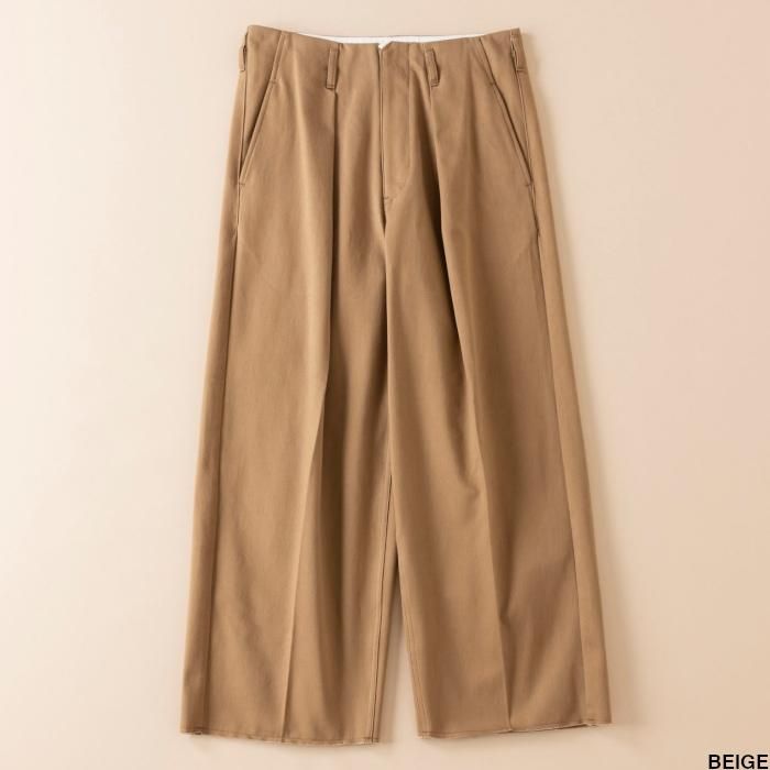 saby サバイ TUCK BAGGY - CLASSIC WORKER SATIN - 23B-031809