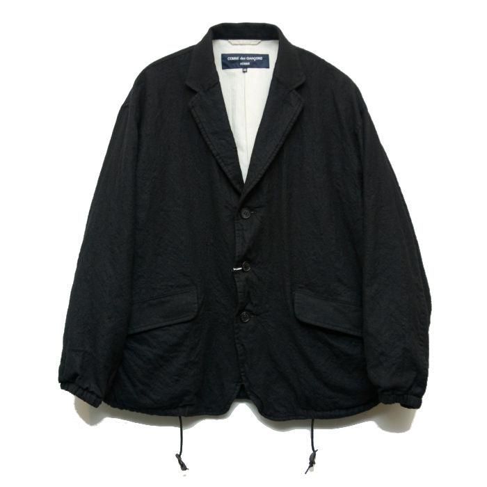 COMME des GARCONS HOMME コムデギャルソン オム ウールサージ 製品縮絨ジャケット HN-J105-051