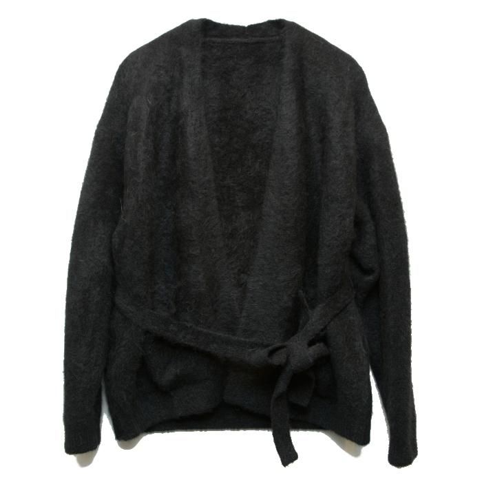【別注モデル】クレプスキュール suri alpaca short gown crepuscule(クレプスキュール) Suri Alpaca Short Gown Black