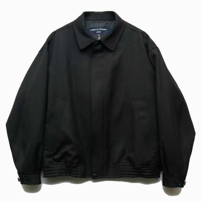 COMME des GARCONS HOMME コムデギャルソン オム ウールサージジップアップブルゾン HN-J004-051