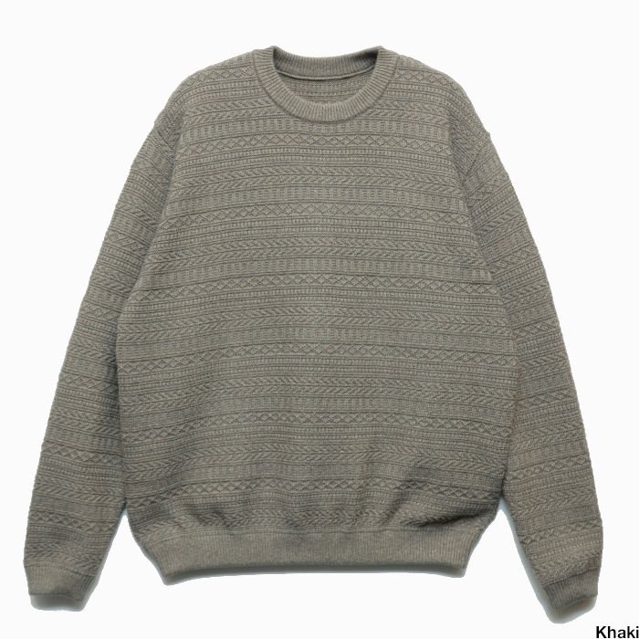 crepuscule(クレプスキュール) Fair Isle Links Knit 2403-005