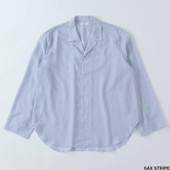 トップス saby - LAPEL SHIRTS - Rayon Ramie - saby サバイ LAPEL SHIRTS - Rayon Ramie - 24S-091202