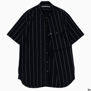 <img class='new_mark_img1' src='https://img.shop-pro.jp/img/new/icons1.gif' style='border:none;display:inline;margin:0px;padding:0px;width:auto;' />Tamme  OMBRE STRIPE S/S DRESS SHIRT 24S0160